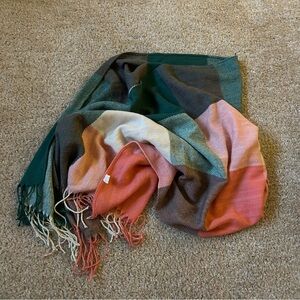 acrylic "watermelon" scarf